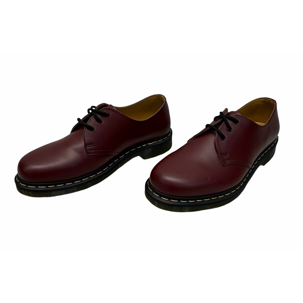 Dr Martens 1461 Cherry Red Oxford Smooth Leather Shoes Mens Size 11